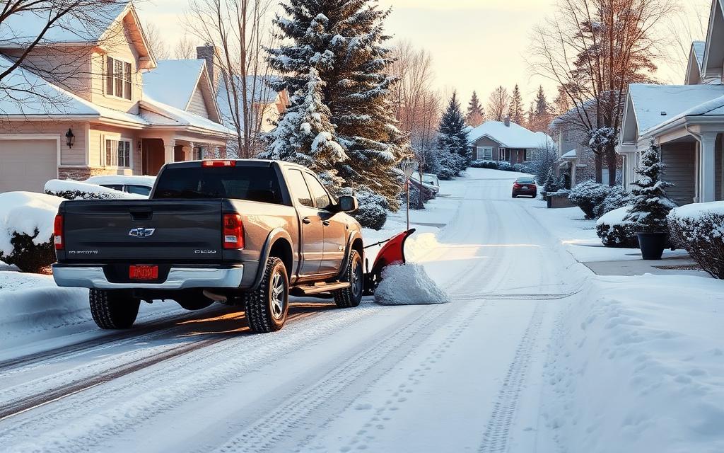 Colorado snow plowing service by Stable Services
